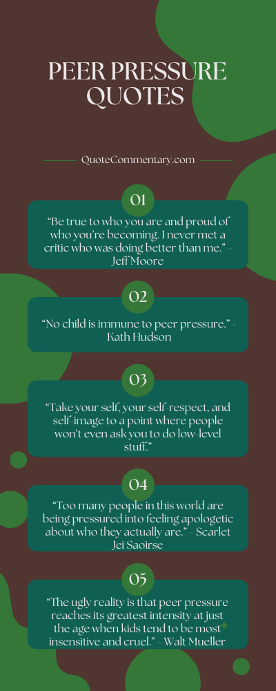 23 Peer Pressure Quotes Their Meaningsexplanations 1859